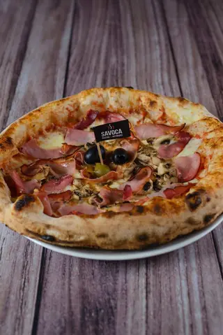 Pizza Prosciutto e funghi