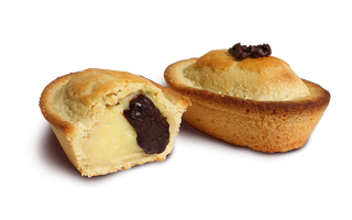 Pasticciotto alla crema e cioccolato