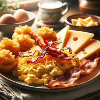 Omlet sa šunkom i sirom