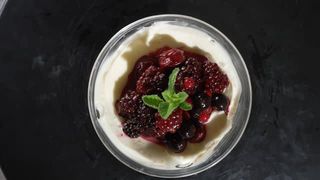 Chessecake cu fructe de pădure