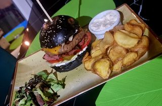 Black burger