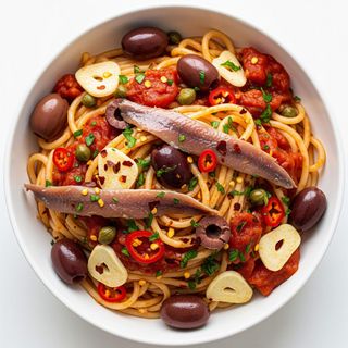 Domaća tjestenina Puttanesca