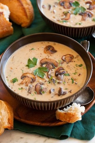 Mushrooms Creamy Soup