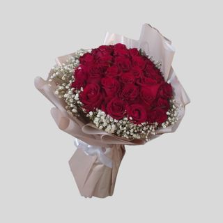 Bouquet 25 Roses Rouges