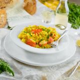 Шафраново ризото с морски дарове (350 г)