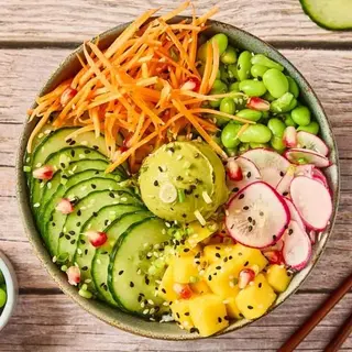 Menu Tropical Veggie Poke