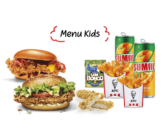 Menu Kids + Menu Kentucky + Menu Clássica
