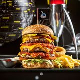 Triple Trip supreme burger