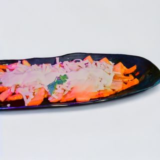 PLÁTANO FRITO CON QUESO Y CREMA DE QUESO