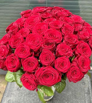 Czerwone róże, 50 sztuk