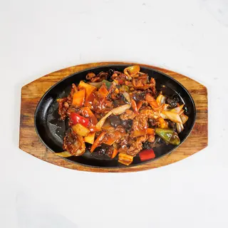 Tie pan janjetina Szechuan ljuto