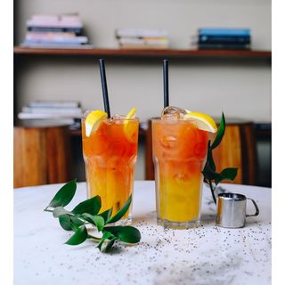 Iced Tea with Fresh Juice