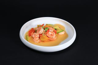 200 Gamberi con verdure