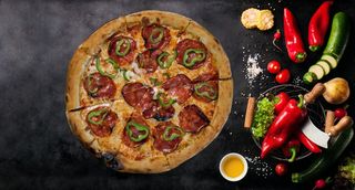 Пицa cъc cалам чоризо (400г)