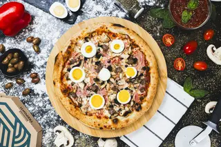 Pizza Quatro Stagioni Grande