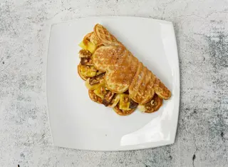 Waffles Con Caramelo (2 Uds.)