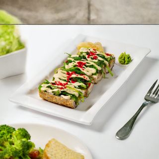 Шеф-ролл с лососем