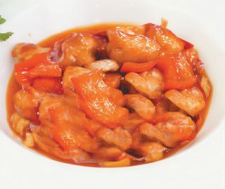 350. Pollo agrodolce