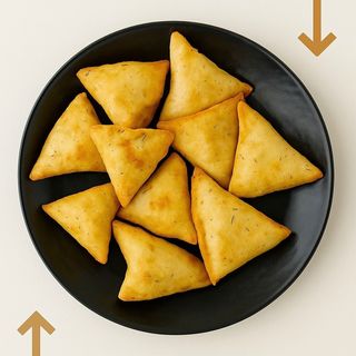 შემწვარი კარტოფილის ვარენიკი