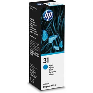 Botella De Tinta Hp 31 Cian - 0191628349487