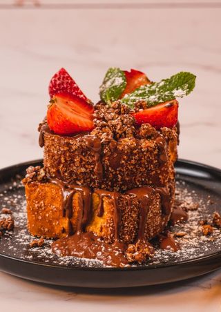 Nutella Strawberry French Toast