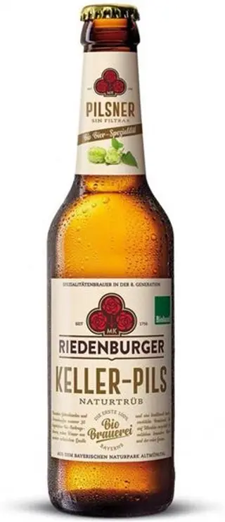 Cerveza Pilsen Sin Filtrar Riedenburger 0.33L