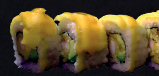 80. Uramaki Ebi Mango Roll (8 Uds.)