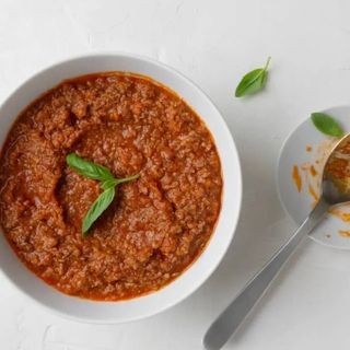 Tarrina de salsa boloñesa