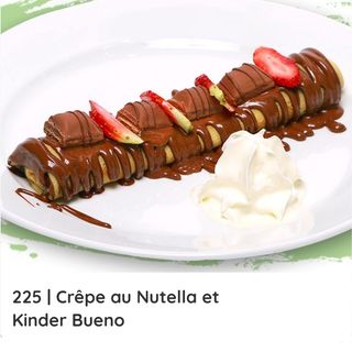 Crépe au Nutella et Kinder Bueno