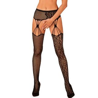 Lencería Garter Medias Con Liga - Obsessive
