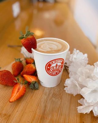 Strawberry Vanilla Latte