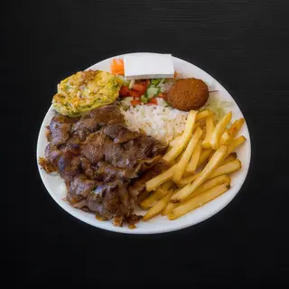 Plato Kebab de la Casa