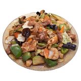 21A. Три вида месо със зеленчуци (800гр)