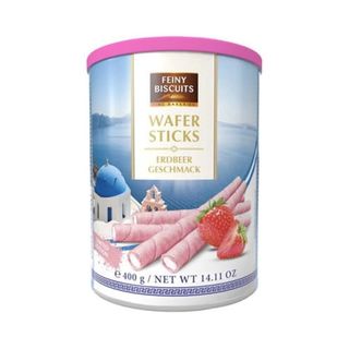 Rurki Waflowe Truskawkowe 400 G