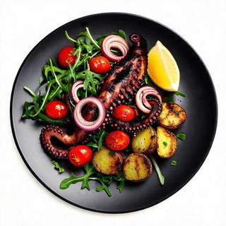 Krakovi hobotnice grill s krumpir salatom