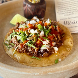  1 unidad Taco Barbacoa de res (vaca)