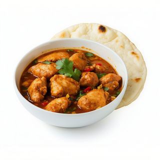 Consomé De Pollo Con Arepa