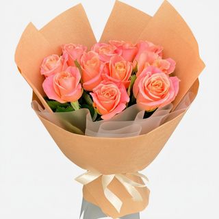 Букет"11 троянд Міс Піггі"