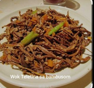 Wok Teletina sa bambusom