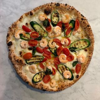 Gamberi e zucchine 