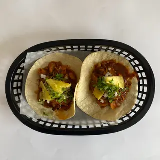 Ración de Tacos De Champiñones al Pastor