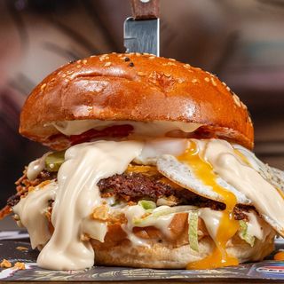 The Double Juicy Egg Burger