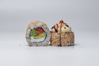 Запечений спайсі з лососем