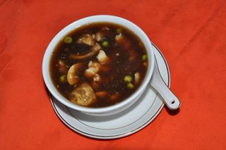 24. Супа с пиле и печурки (300г)