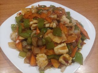 106. Калмари в лют сос (700гр)