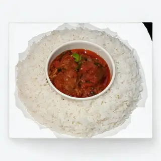 White Rice & Stew