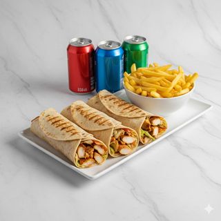 Dürum Kebab Combo 3 uds.