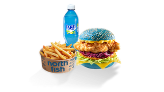 Zestaw BLU Burger z Fantą Shokata