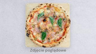 Pizza prosciutto e spinaci
