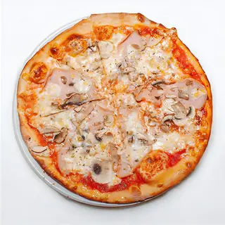 Pizza Capricciosa + Coca-Cola